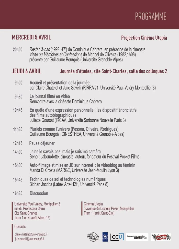 Université Montpellier 3 : « Je ne le savais pas, mais je suis ma caméra » - 24 © Benoît Labourdette 2017.
