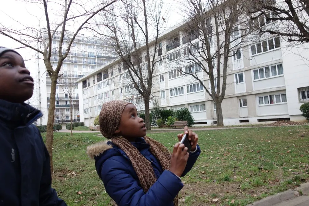 Ville de Choisy-le-Roi : atelier drone dans un quartier - 12 © Benoît Labourdette 2016.