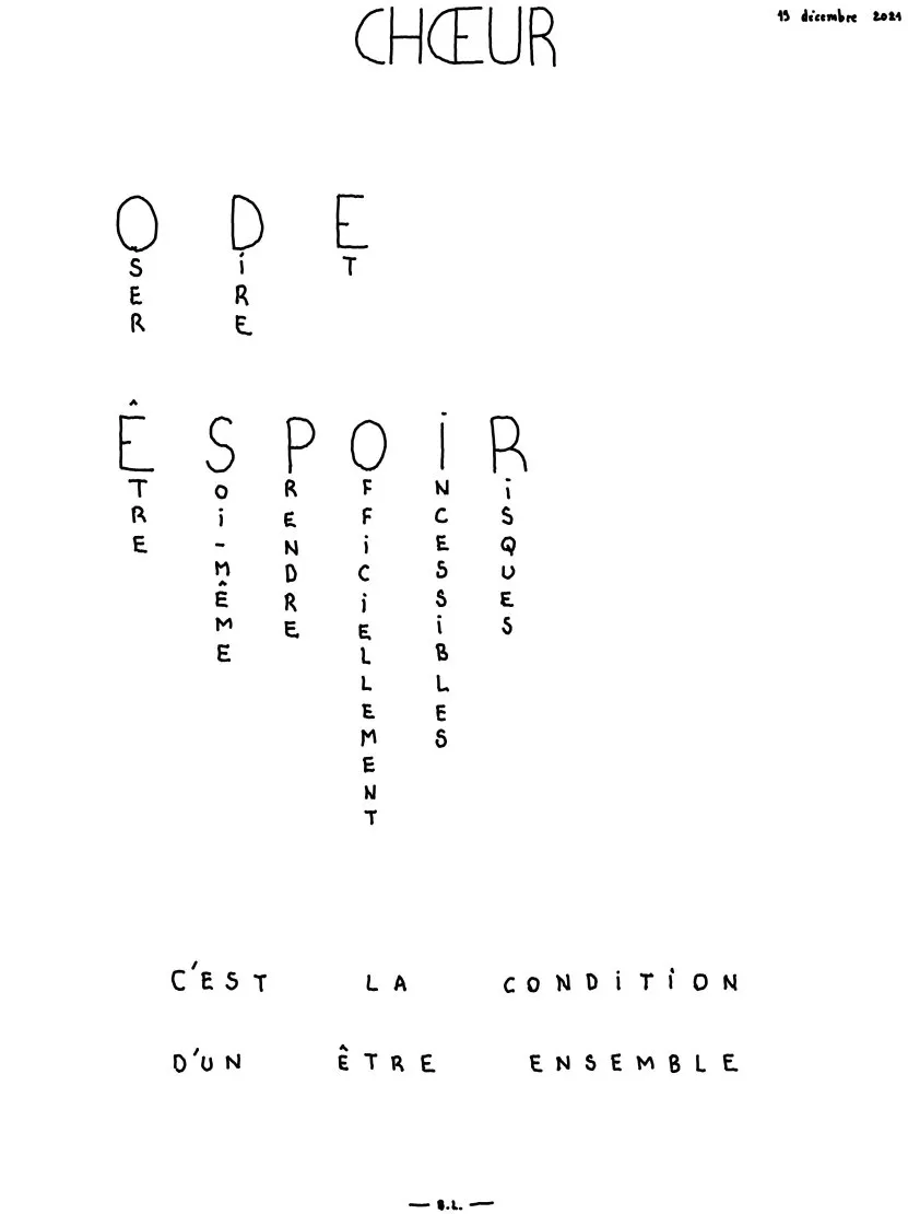 Choeur. © Benoît Labourdette.