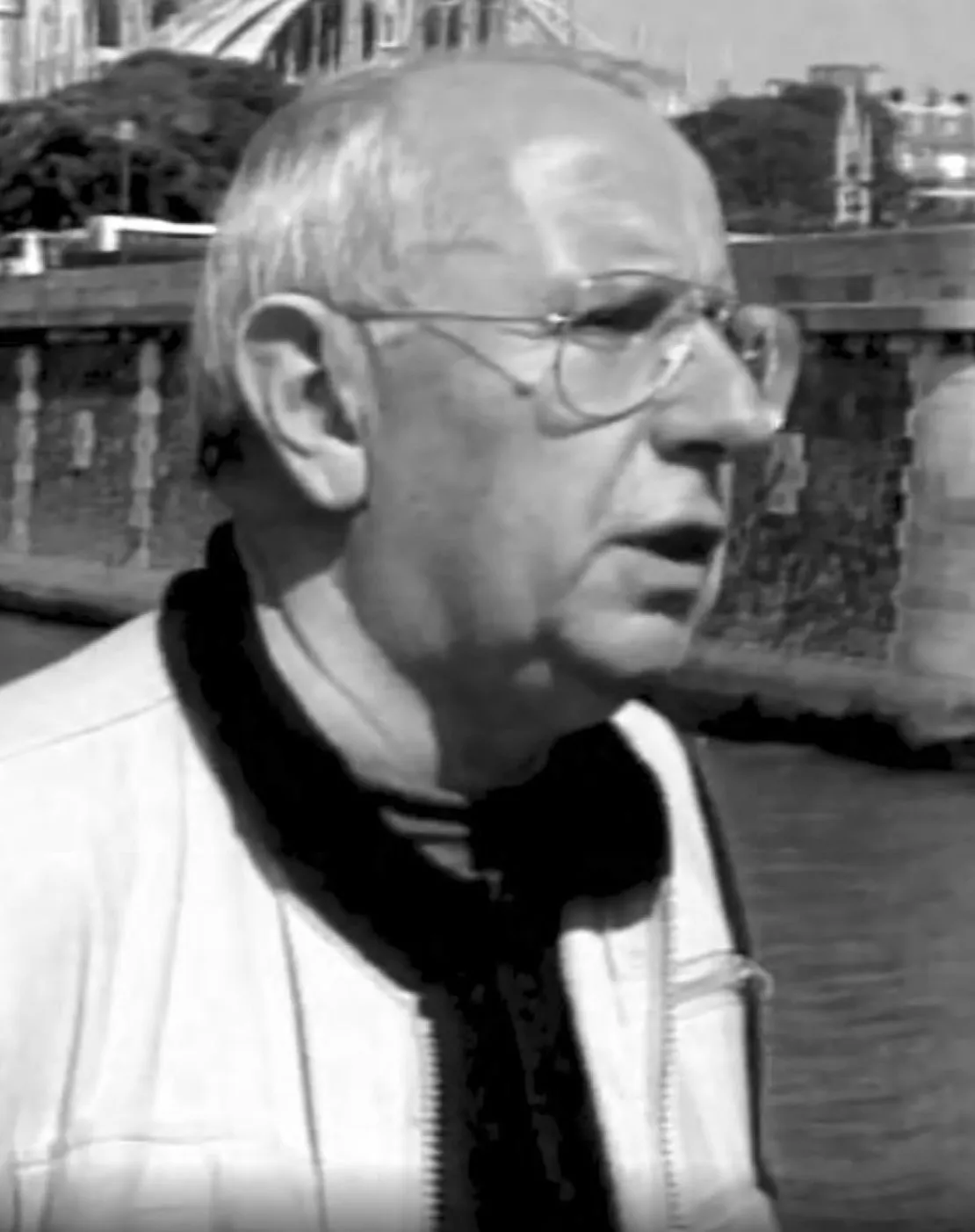 « Martine Stora et Benoît Labourdette, Rencontre avec Paul Virilio (1995) ». © Benoît Labourdette.