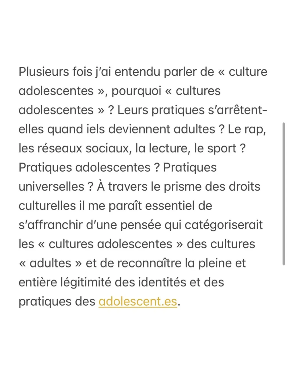 Quand les professionnel·le·s de la culture interrogent leurs postures face aux adolescent·e·s - 38 © Benoît Labourdette 2025.