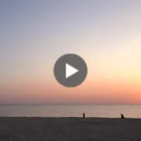 Plage le soir