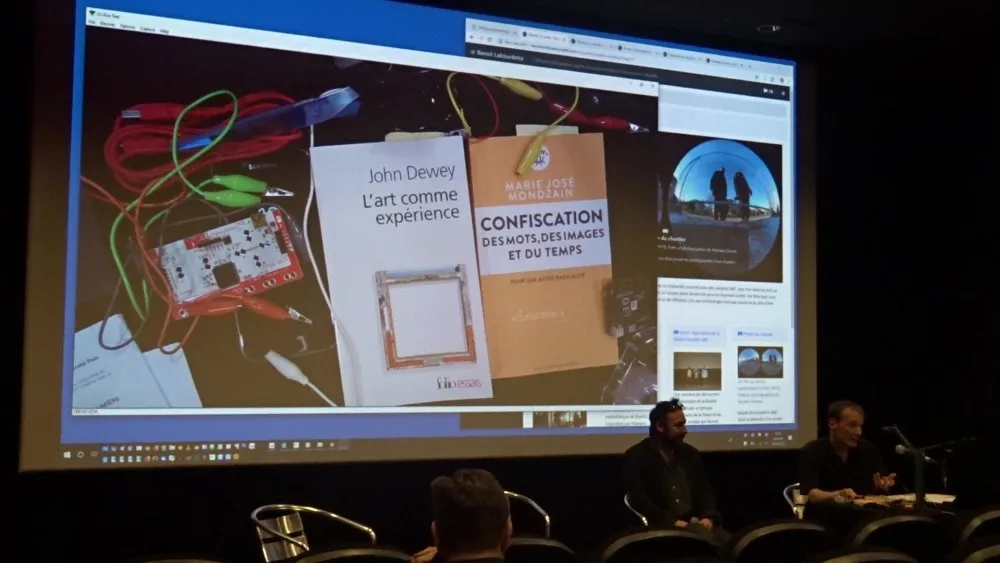 Colloque ENS Louis Lumière : formes, expériences et dispositifs : la production audiovisuelle face aux technologies « immersives » - © Benoît Labourdette 2019.