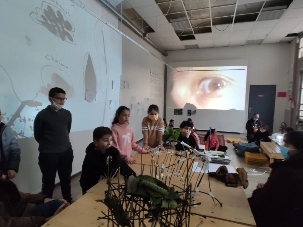 « Classe culture » : réalisation d'une exposition photographique avec une classe de CM2 - 22 © Benoît Labourdette 2022.