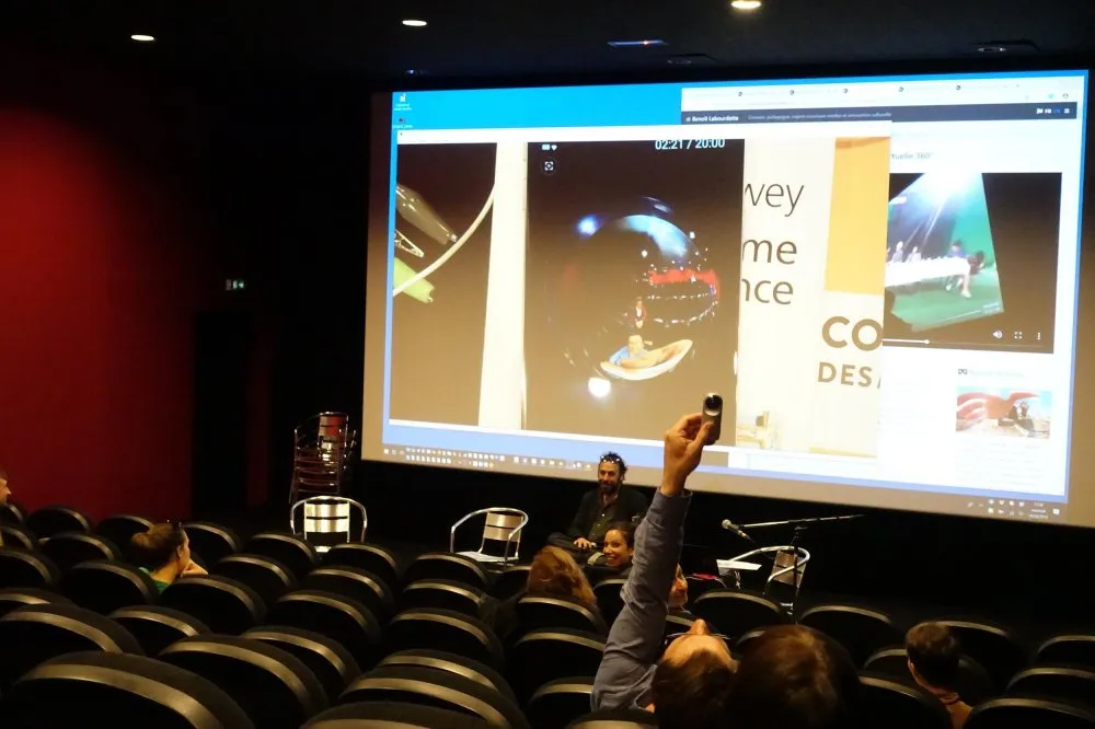 Colloque ENS Louis Lumière : formes, expériences et dispositifs : la production audiovisuelle face aux technologies « immersives » - 7 © Benoît Labourdette 2019.