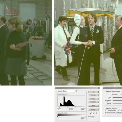 Organisation d'éléments numériques pour les films de Jacques Tati numérisés