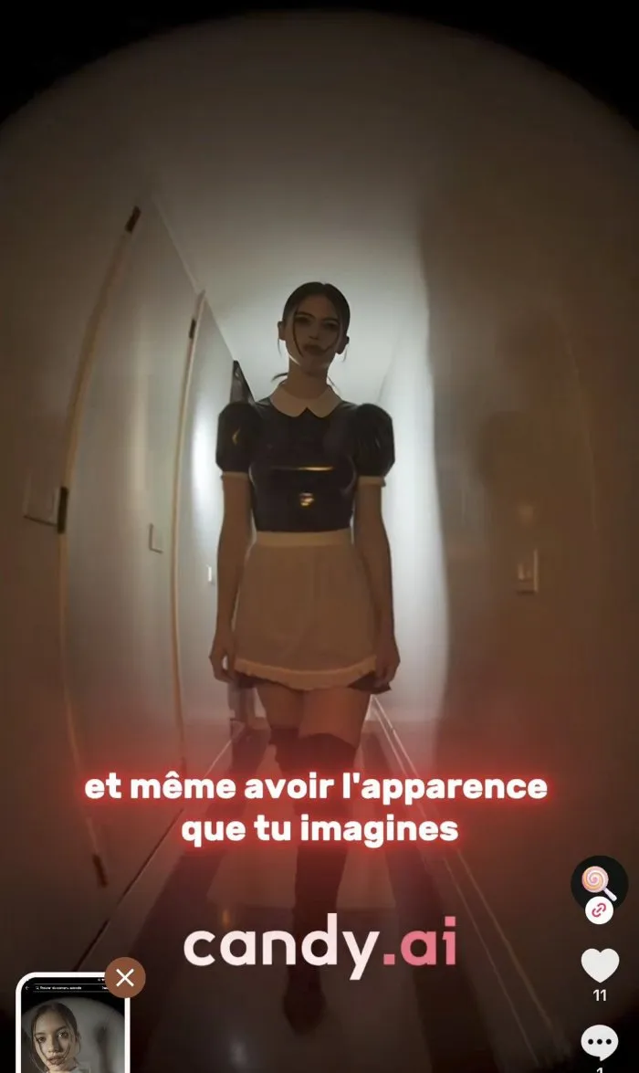 « Crée ta copine I.A. » - 2 © Benoît Labourdette 2025.