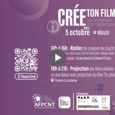 Reportage sur l'atelier « Crée ton film sur l'imaginaire des catastrophe » (réalisation : Jérémy Hervet)
