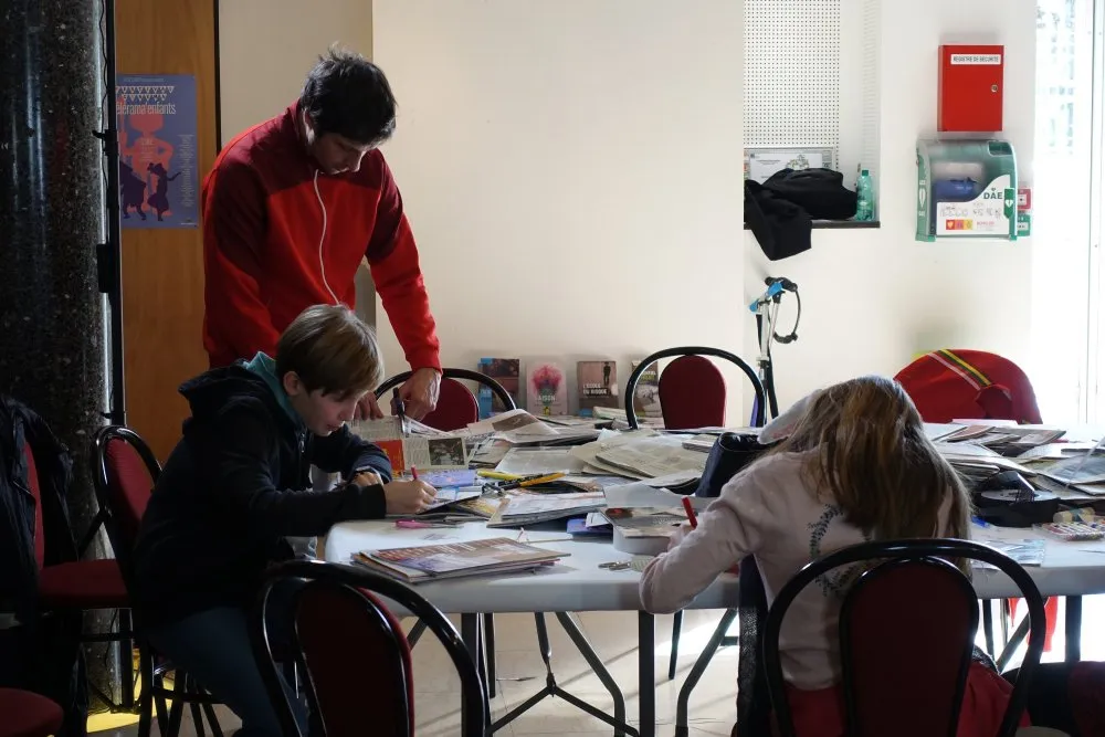 Ville des Lilas : journée films papier découpé - 12 © Benoît Labourdette 2019.