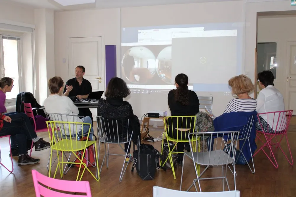 Festival Numok : atelier « Créons à 360° » (bibliothèques de la Ville de Paris) - 8 © Benoît Labourdette 2018.
