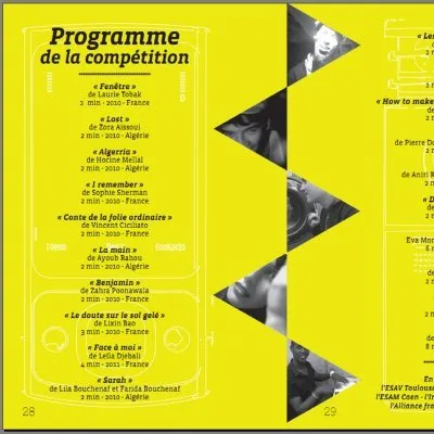 Catalogue du Festival Caméras Mobiles 2011