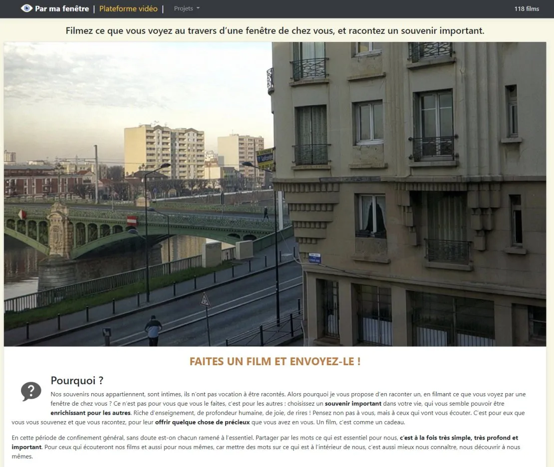 Télérama : « Des concours de courts métrages partout en France : le confinement inspire les cinéastes en herbe ». © Benoît Labourdette.