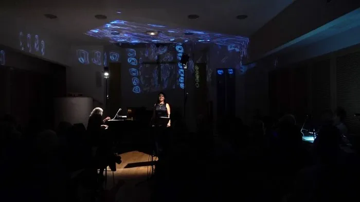 Voice, piano and video recital “Songs and dances of death” - 9 © Benoît Labourdette 2018.