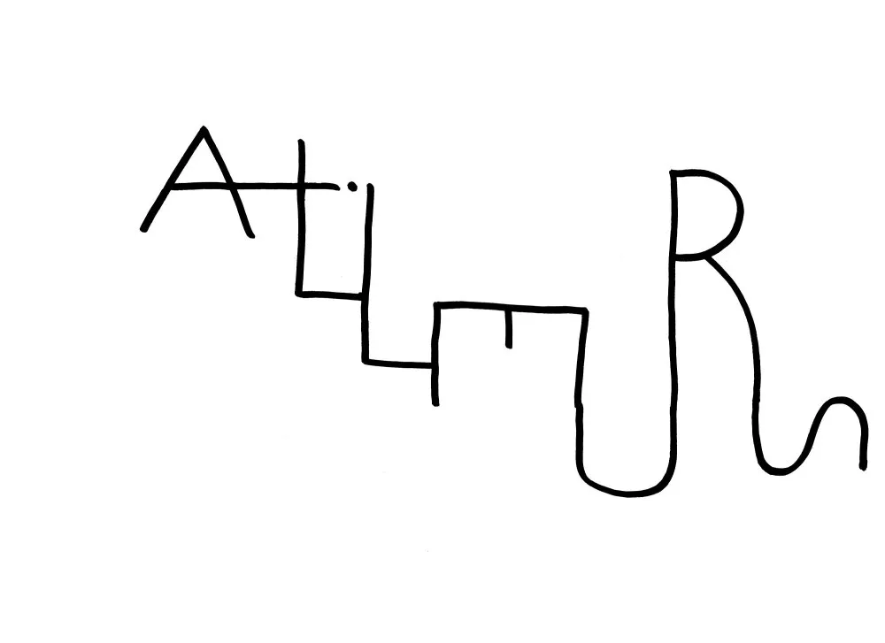 Calligraphies #6 - 13 © Benoît Labourdette 2018.