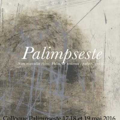 ESAV Toulouse : Exhibition of the Palimpsest colloquium
