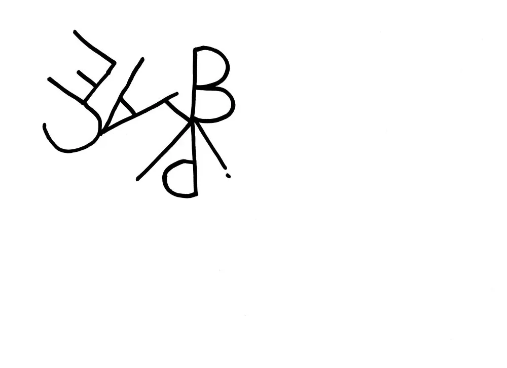 Calligraphies #3 - 2 © Benoît Labourdette 2018.