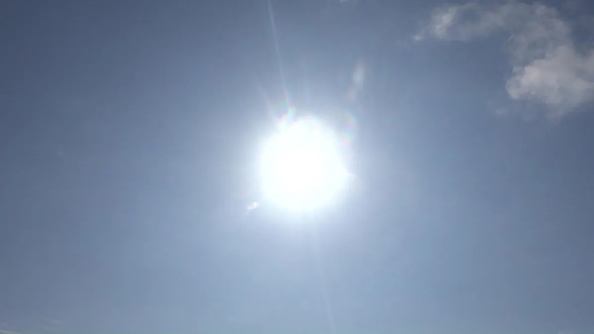 Soleil en face