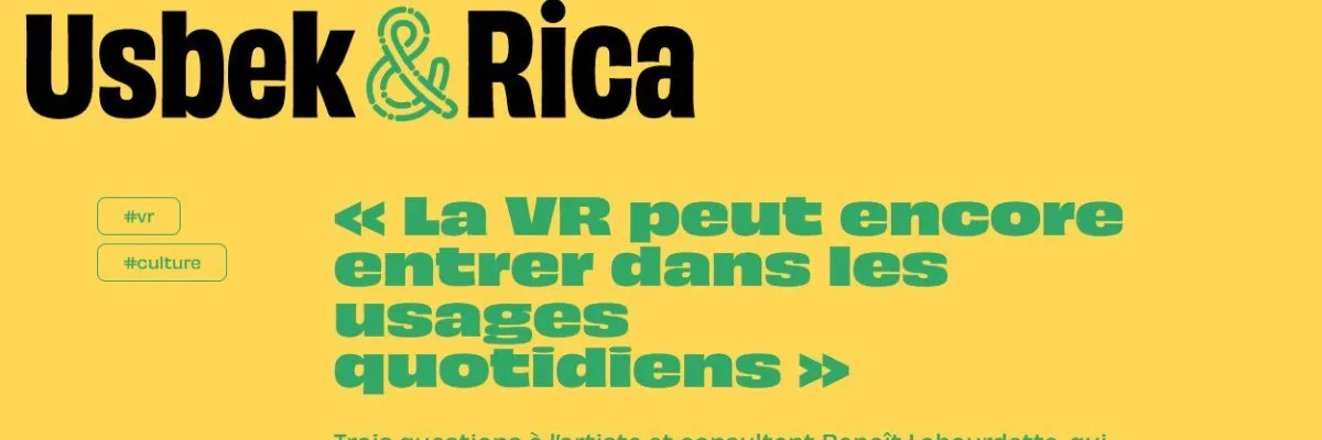 « La VR peut encore entrer dans les usages quotidiens »
